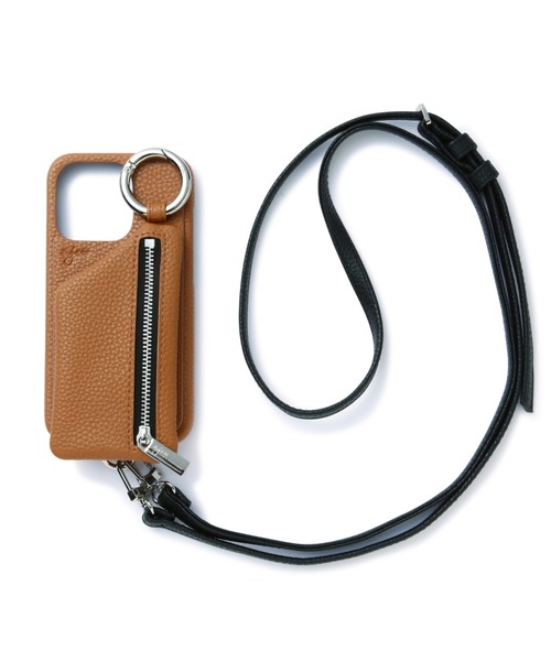 ajew（エジュー）の「ajew/エジュー/【ひも付き】 iPhone14Pro（スマホケース/カバー・レディース・ホワイト/ブラック/ベージュ/ピンクベージュ/イエロー/ブルー/ブラウン系その他/ブラウン/グレー/オリーブ/ナチュラル/ブルー系その他3/モスグリーン/レッド/ピンク系その他5/ミント・FREE/F）」の6枚目の写真