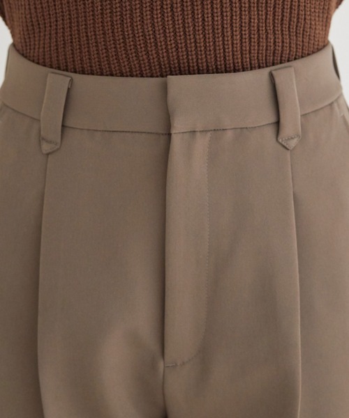 Doux archives（ドゥアルシーヴ）の「タックワイドスラックス（スラックス・レディース・モカ/イエロー/ブラック・SMALL/MEDIUM）」の19枚目の写真