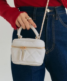 キルティングチェーンミニバッグ