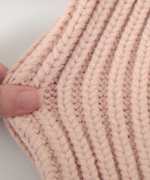 titivate（ティティベイト）の「片畦ボートネックカジュアルニット（ニット/セーター・レディース・ブルー/ピンク/ライトベージュ・FREE）」の12枚目の写真