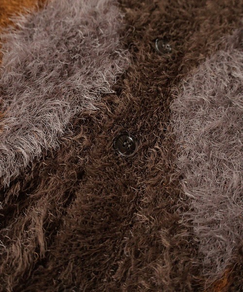 セール】【RE: Number (N)ine】FEATHERY YARN ARGYLE JACQYARD