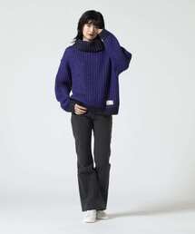 AVIREX | TURTLE MELANGE KNIT TOPS/ タートルメランジニットトップス(ニット/セーター)
