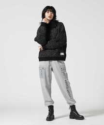 AVIREX | TURTLE MELANGE KNIT TOPS/ タートルメランジニットトップス(ニット/セーター)