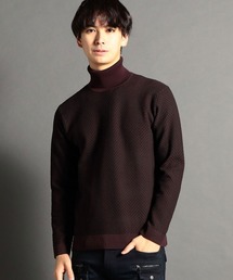 【WEB限定】ビッグヘリンボンリンクスニット