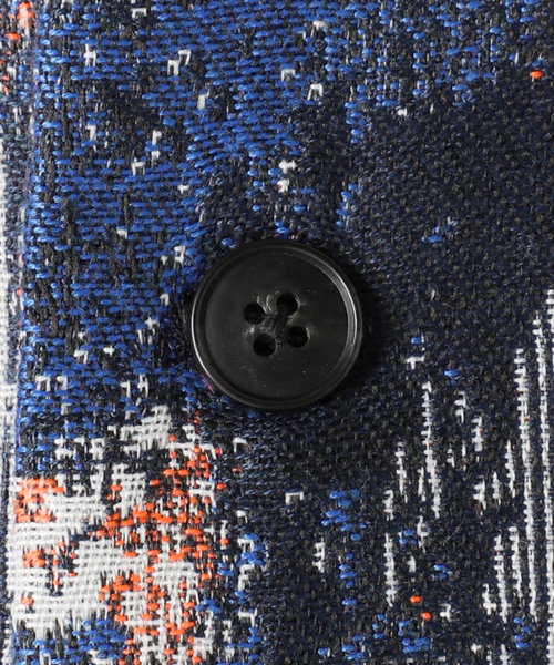 JOURNAL STANDARD relume（ジャーナルスタンダード　レリューム）の「ゴブラン風 カーディガンジャケット（ノーカラージャケット・メンズ・ブラック/ネイビー/ライトグリーン・MEDIUM/LARGE）」の12枚目の写真