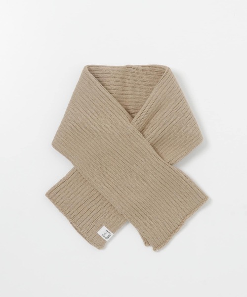 URBAN RESEARCH DOORS（アーバンリサーチドアーズ）の「リブティペット(KIDS)（マフラー・キッズ・グレー系その他/マスタード・ONE）」の4枚目の写真