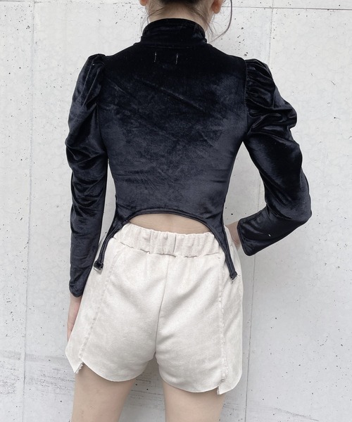 lilLilly（リルリリー）の「ムートンショートパンツ（その他パンツ・レディース・ブラック/ベージュ/ピンク・FREE）」の11枚目の写真