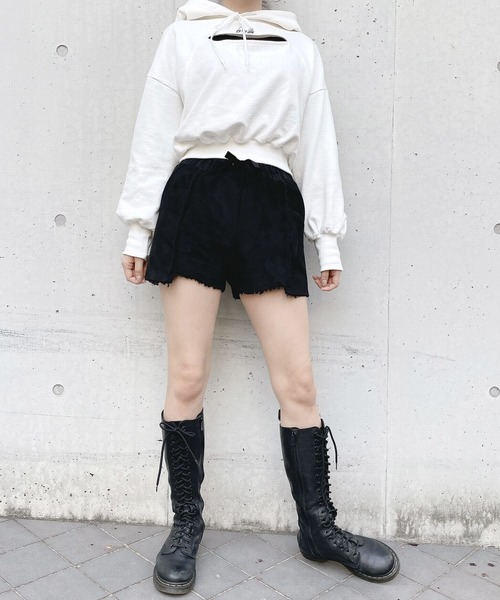 lilLilly（リルリリー）の「ムートンショートパンツ（その他パンツ・レディース・ブラック/ベージュ/ピンク・FREE）」の19枚目の写真