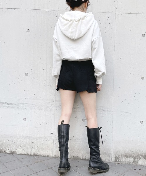 lilLilly（リルリリー）の「ムートンショートパンツ（その他パンツ・レディース・ブラック/ベージュ/ピンク・FREE）」の22枚目の写真