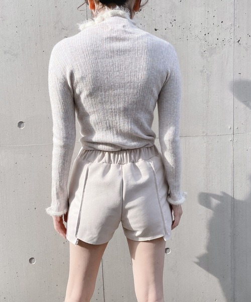 lilLilly（リルリリー）の「ムートンショートパンツ（その他パンツ・レディース・ブラック/ベージュ/ピンク・FREE）」の20枚目の写真