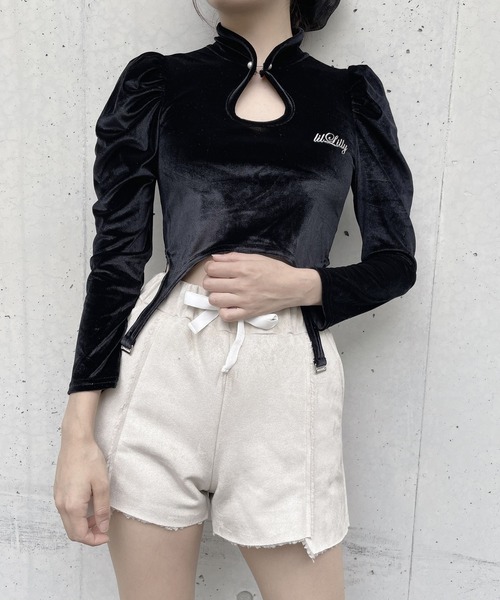 lilLilly（リルリリー）の「ムートンショートパンツ（その他パンツ・レディース・ブラック/ベージュ/ピンク・FREE）」の18枚目の写真