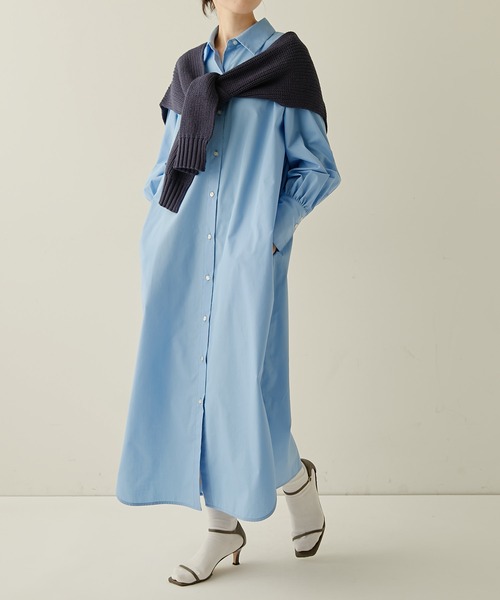 PAPILLONNER（パピヨネ）の「掛けカーデ/PAPILLONNER/パピヨネ（ストール/ショール・レディース・ライトグレー/ネイビー/グリーン・FREE）」の17枚目の写真