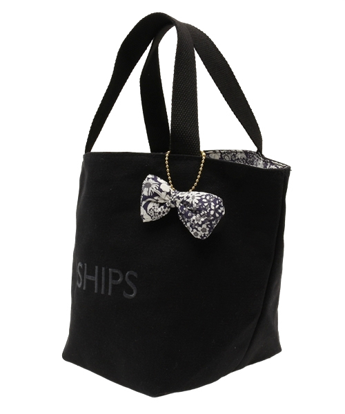 SHIPS for women（シップスフォーウィメン）の「LIBERTY エコバッグ SⅡ■（エコバッグ/サブバッグ・レディース・ホワイト/ブラック/ブルー/ダークグレー/ホワイト系その他/ブルー系その他・ONE SIZE）」の7枚目の写真