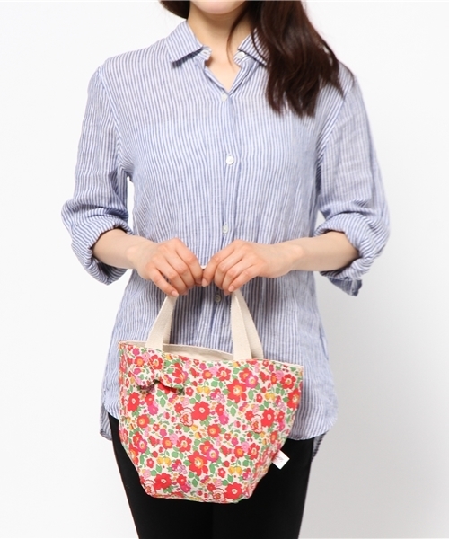 SHIPS for women（シップスフォーウィメン）の「LIBERTY エコバッグ SⅡ■（エコバッグ/サブバッグ・レディース・ホワイト/ブラック/ブルー/ダークグレー/ホワイト系その他/ブルー系その他・ONE SIZE）」の18枚目の写真