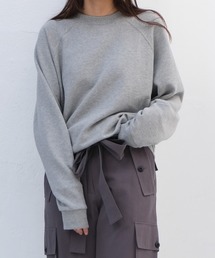 AKTE（アクテ）の「ラグランスリーブライトスウェットプルオーバー（スウェット）」