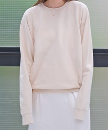 AKTE（アクテ）の「ラグランスリーブライトスウェットプルオーバー（スウェット）」