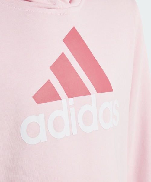 adidas（アディダス）の「エッセンシャルズ 2カラー ビッグロゴコットンパーカー / アディダス adidas（パーカー・キッズ・ピンク/ブラック/グレー/ブルー・160/130/140/150）」の19枚目の写真