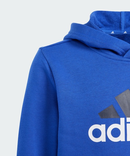adidas（アディダス）の「エッセンシャルズ 2カラー ビッグロゴコットンパーカー / アディダス adidas（パーカー・キッズ・ピンク/ブラック/グレー/ブルー・160/130/140/150）」の11枚目の写真