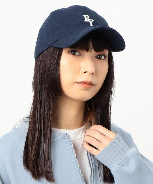 Purple&Yellow(パープルアンドイエロー)の「ロゴ刺繍 ローキャップ(キャップ・メンズ・キナリ/ネイビー/グリーン/ブラック・FREE)」の4枚目の写真