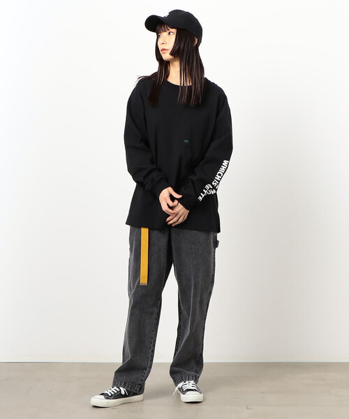 Purple&Yellow(パープルアンドイエロー)の「ロゴ刺繍 ローキャップ(キャップ・メンズ・キナリ/ネイビー/グリーン/ブラック・FREE)」の7枚目の写真