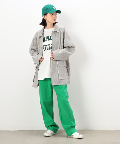 Purple&Yellow(パープルアンドイエロー)の「ロゴ刺繍 ローキャップ(キャップ・メンズ・キナリ/ネイビー/グリーン/ブラック・FREE)」の11枚目の写真