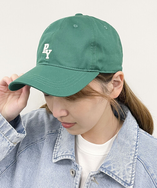 Purple&Yellow(パープルアンドイエロー)の「ロゴ刺繍 ローキャップ(キャップ・メンズ・キナリ/ネイビー/グリーン/ブラック・FREE)」の21枚目の写真