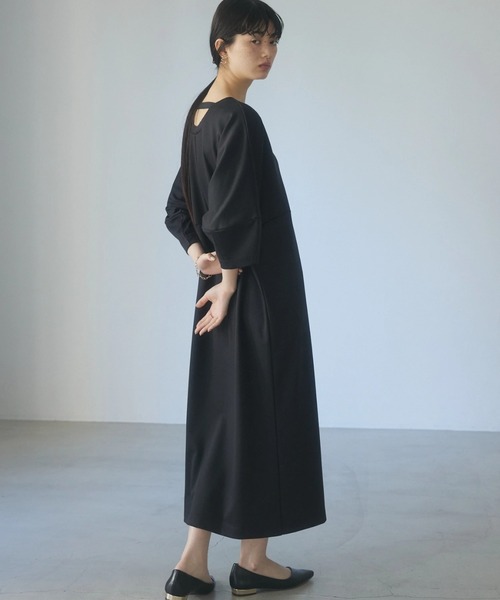 armonia（アルモニーア）の「a.カットポンチワンピース（ワンピース・レディース・ブラック/グレー/ブルー・FREE）」の2枚目の写真