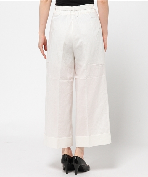 mystic(ミスティック)の「ベルト付きワイドPT(その他パンツ・レディース・オフホワイト/ネイビー/サックスブルー/ピンク・1/2)」の10枚目の写真