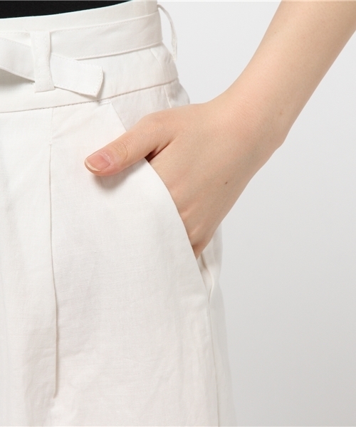 mystic(ミスティック)の「ベルト付きワイドPT(その他パンツ・レディース・オフホワイト/ネイビー/サックスブルー/ピンク・1/2)」の13枚目の写真