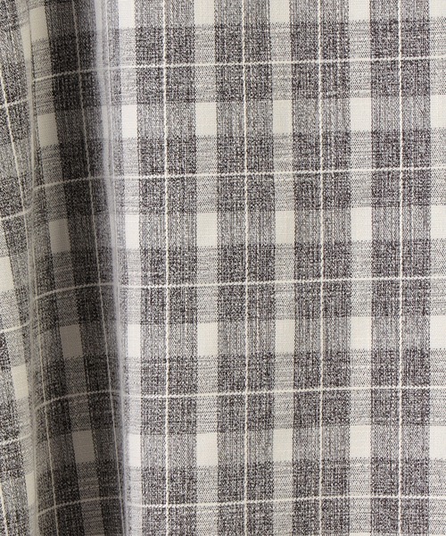 LAISSE PASSE（レッセパッセ）の「チェックフレアースカート（スカート・レディース・ベージュ/ブラック・SMALL/LARGE/MEDIUM/X-SMALL）」の12枚目の写真