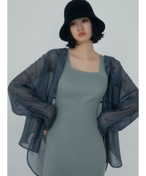 EMODA（エモダ）の「クロスeエアリーシャツ（シャツ/ブラウス・レディース・ホワイト/ブラック・FREE）」の11枚目の写真