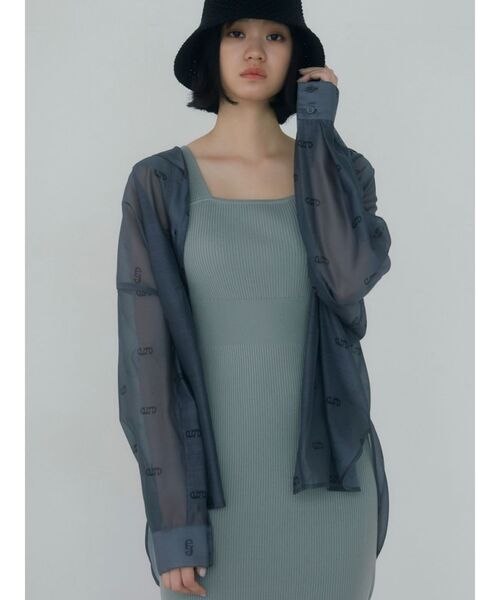 EMODA（エモダ）の「クロスeエアリーシャツ（シャツ/ブラウス・レディース・ホワイト/ブラック・FREE）」の12枚目の写真