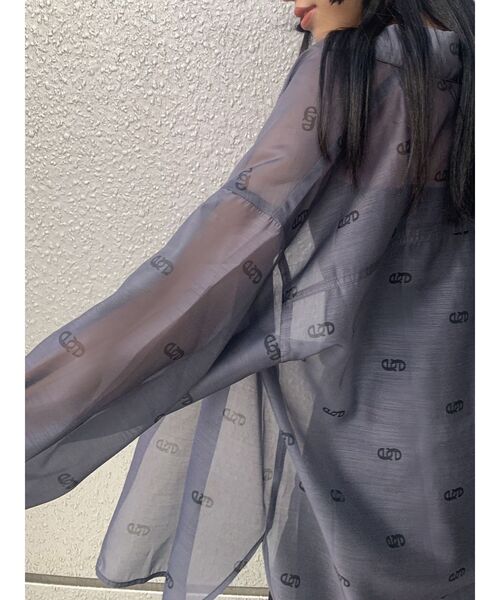 EMODA（エモダ）の「クロスeエアリーシャツ（シャツ/ブラウス・レディース・ホワイト/ブラック・FREE）」の19枚目の写真