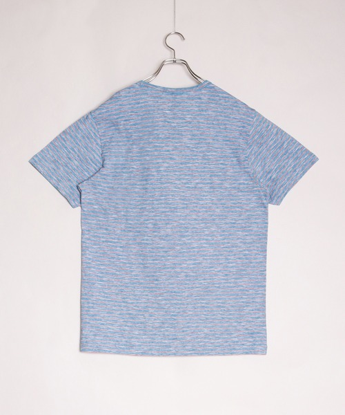 U.S. POLO ASSN.(ユーエスポロアッスン)の「U.S POLO ASSN. ユーエスポロアッスン クルー ビッグサイズ ボーダー柄 半袖Tシャツ ポケット付(Tシャツ/カットソー・メンズ・ブルー系その他/ブルー/イエロー・L/XL/M)」の21枚目の写真