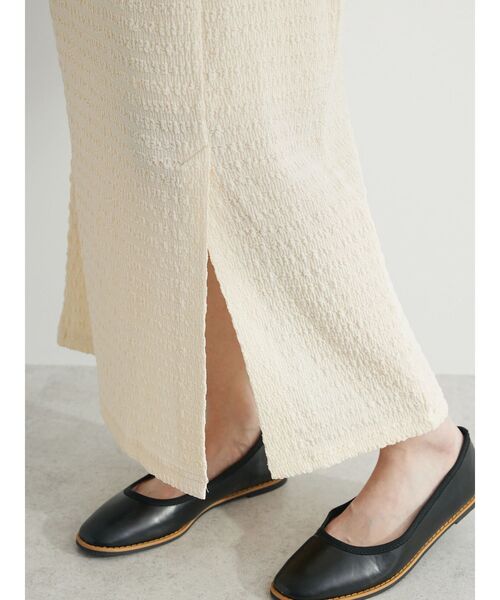 RAY CASSIN FAVORI（レイカズンフェバリ）の「・RAY　CASSIN　フクレジャカードナロースカート（スカート・レディース・ラベンダー/ブラック/アイボリー・FREE）」の6枚目の写真