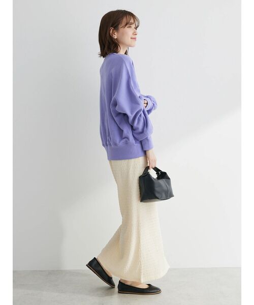 RAY CASSIN FAVORI（レイカズンフェバリ）の「・RAY　CASSIN　フクレジャカードナロースカート（スカート・レディース・ラベンダー/ブラック/アイボリー・FREE）」の8枚目の写真