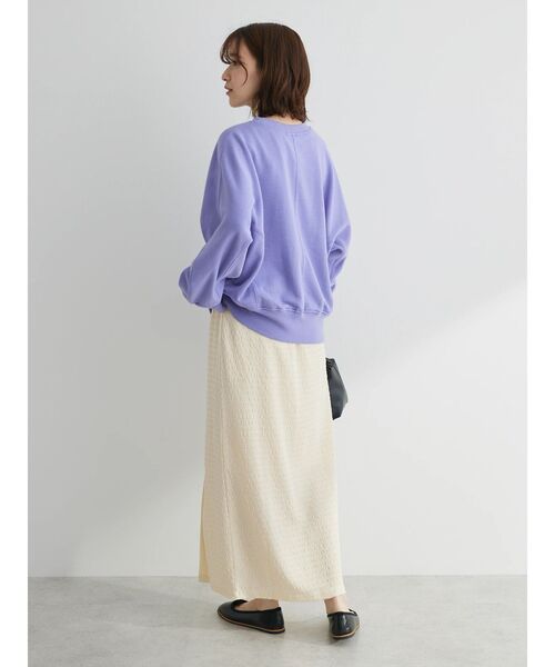 RAY CASSIN FAVORI（レイカズンフェバリ）の「・RAY　CASSIN　フクレジャカードナロースカート（スカート・レディース・ラベンダー/ブラック/アイボリー・FREE）」の9枚目の写真