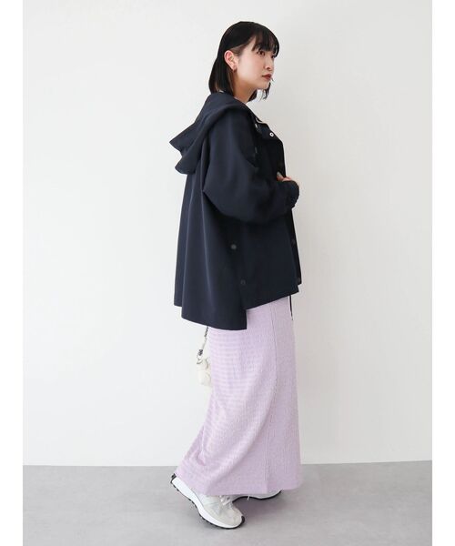 RAY CASSIN FAVORI（レイカズンフェバリ）の「・RAY　CASSIN　フクレジャカードナロースカート（スカート・レディース・ラベンダー/ブラック/アイボリー・FREE）」の18枚目の写真