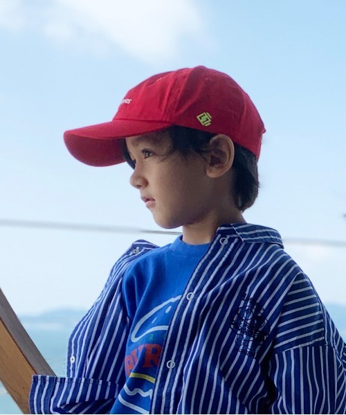 GROOVY COLORS（グルービーカラーズ）の「GROOVY PRODUCT キャップ（キャップ・キッズ・カーキ/ネイビー/レッド・MEDIUM/LARGE）」の3枚目の写真