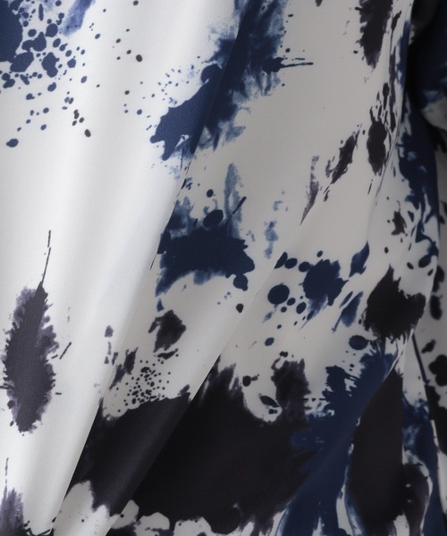 RAGEBLUE（レイジブルー）の「レトロ総柄プリントシャツ（シャツ/ブラウス・メンズ・ブラック/ホワイト系その他/ブラック系その他/ブラウン系その他/グリーン系その他/ベージュ/グリーン/ブラック系その他7・LARGE/MEDIUM）」の13枚目の写真