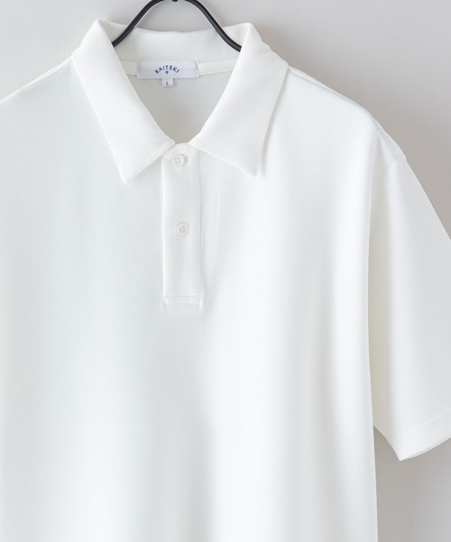 UNIIT(ユニット)の「【RACOOL/ラクール】ポロシャツ 接触冷感 ソフトタッチ ストレッチ 滑らか 快適 夏服 クールビズ レーヨン(ポロシャツ・メンズ・グリーン/ダークブルー/ホワイト/チャコールグレー・MEDIUM/LARGE/X-LARGE)」の16枚目の写真