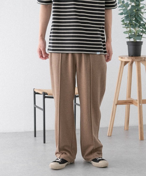 FORK&SPOON（フォークアンドスプーン）の「FORK&SPOON　ヘンプ混カットソーパンツ（その他パンツ・メンズ・ベージュ系その他/グレー・5/4）」の2枚目の写真