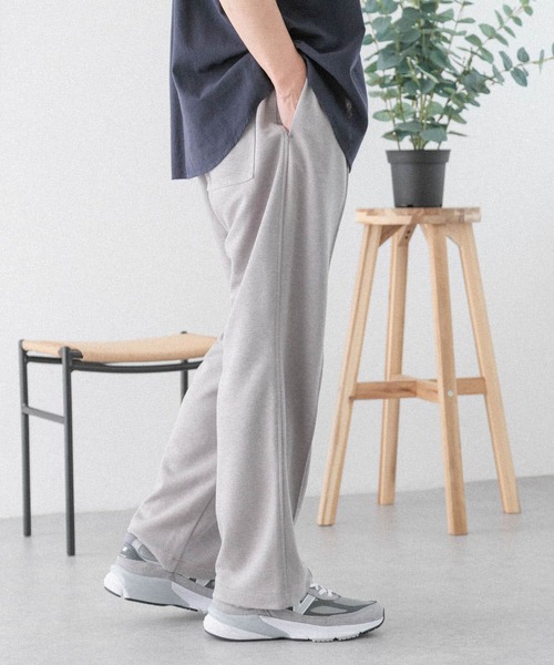 FORK&SPOON（フォークアンドスプーン）の「FORK&SPOON　ヘンプ混カットソーパンツ（その他パンツ・メンズ・ベージュ系その他/グレー・5/4）」の5枚目の写真