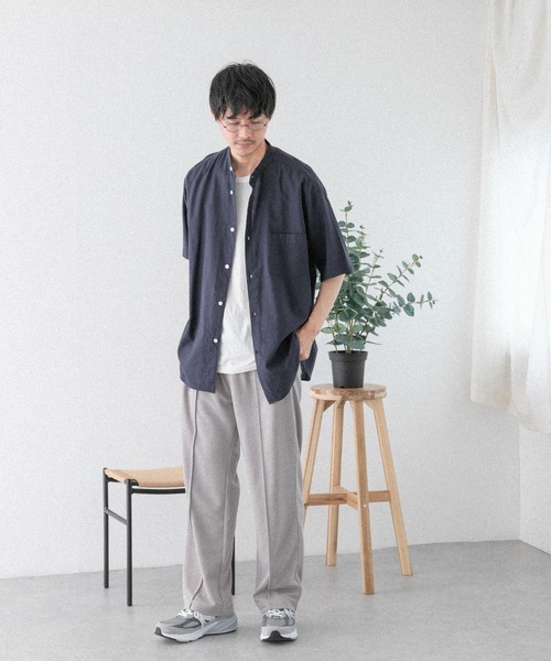 FORK&SPOON（フォークアンドスプーン）の「FORK&SPOON　ヘンプ混カットソーパンツ（その他パンツ・メンズ・ベージュ系その他/グレー・5/4）」の7枚目の写真