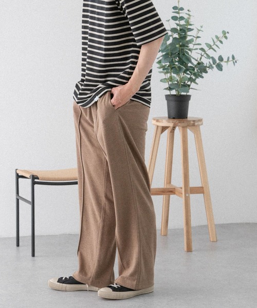 FORK&SPOON（フォークアンドスプーン）の「FORK&SPOON　ヘンプ混カットソーパンツ（その他パンツ・メンズ・ベージュ系その他/グレー・5/4）」の9枚目の写真