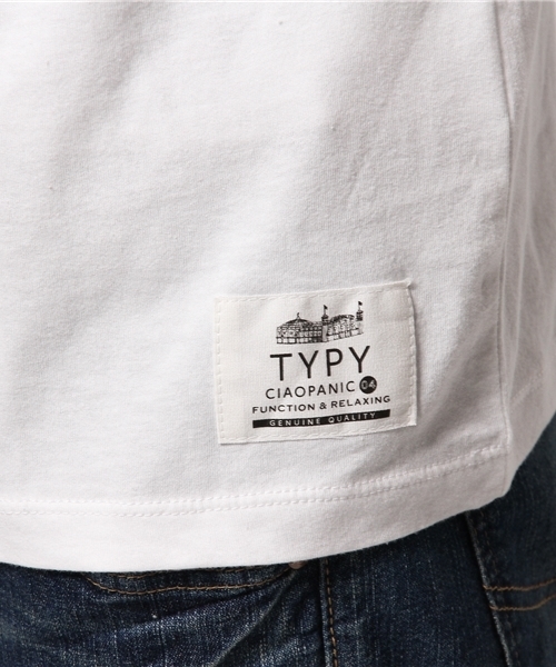 OUTLET(アウトレット)の「【CIAOPANIC TYPY】カレッジグラフィックTee(Tシャツ/カットソー・メンズ・ホワイト・LARGE/MEDIUM)」の5枚目の写真