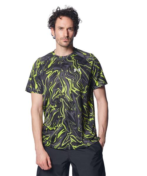 UNDER ARMOUR(アンダーアーマー)の「UAテック ショートスリーブTシャツ 〈ノベルティ〉(ベースボール/メンズ)(Tシャツ/カットソー・メンズ・ブラック・S/L/M/XXL/XL/3XL)」の1枚目の写真