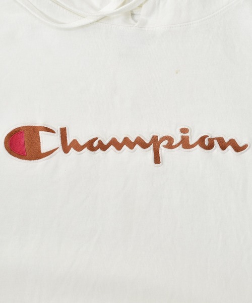 Champion(チャンピオン)の「【ヴィンテージ古着】Y2K Champion / チャンピオン ロゴ刺繍 スウェットパーカー(パーカー・メンズ・ホワイト・XX-LARGE)」の9枚目の写真
