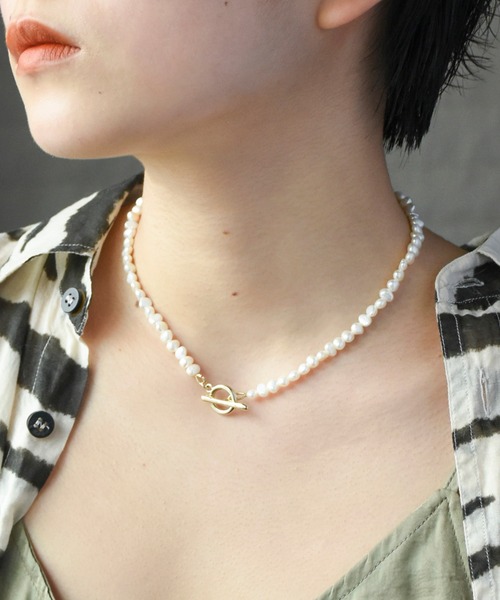 GOLDY（ゴールディ）の「ネックレス（ネックレス・レディース・ホワイト・FREE）」の2枚目の写真