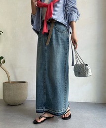 DouDou | デニムタイトスカート(デニムスカート)